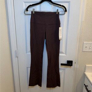 lululemon athletica align ribbed *SHORT* size 6 flare leggings